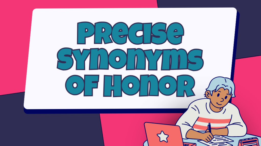 Synonyms for Honor